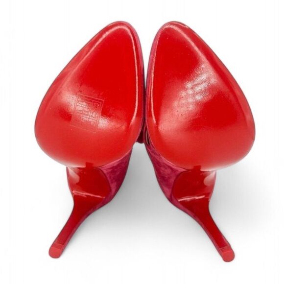 NEW CHRISTIAN LOUBOUTIN Spinetita Loulou Pink Lace-Up Booties Size EU36.5 - Picture 10 of 11